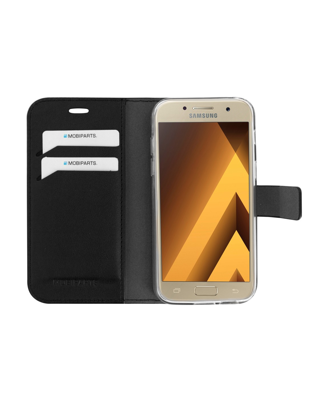 Mobiparts Classic Wallet Case Samsung Galaxy A3 (2017) Black
