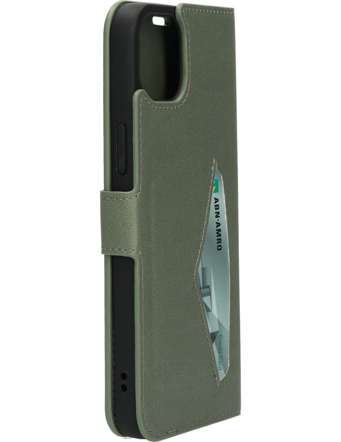 Mobiparts Classic Wallet Case Apple iPhone 14 Plus Stone Green