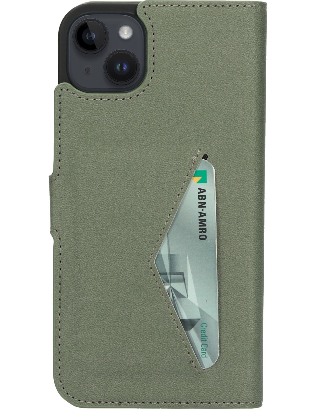 Mobiparts Classic Wallet Case Apple iPhone 14 Plus Stone Green