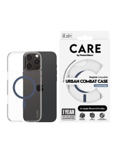 CARE by PanzerGlass Flagship Case Transparent Urban Combat w. Blue MagSafe iPhone 16 Pro Max 2