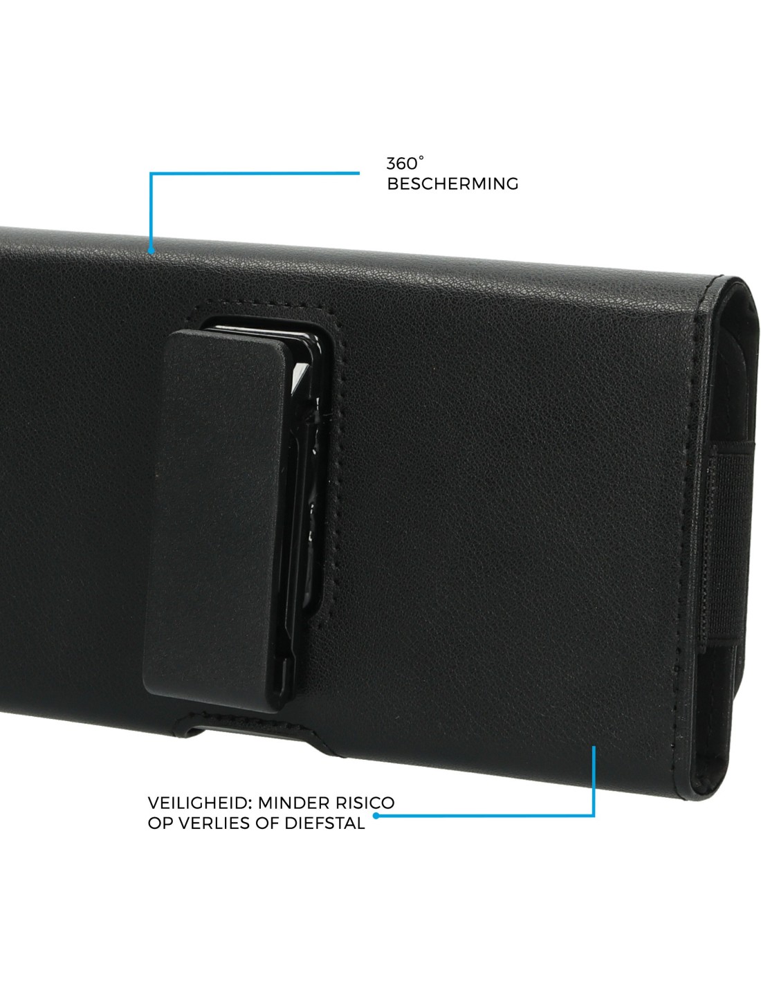 Mobiparts Classic Belt Case Size XL Black
