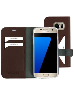 Mobiparts Classic Wallet Case Samsung Galaxy S7 Brown