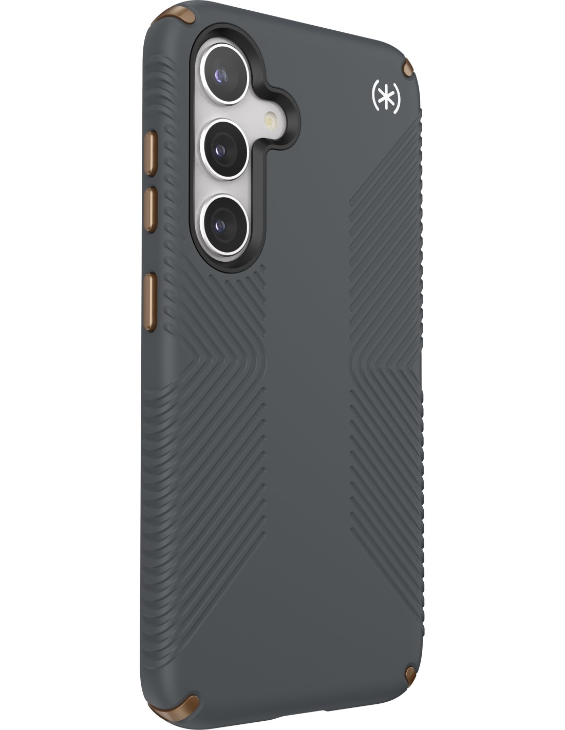 Speck Presidio2 Grip Samsung Galaxy S24 Charcoal Grey - with Microban