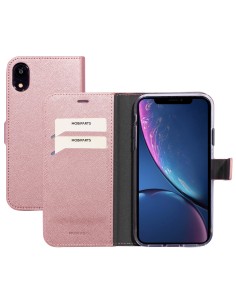 Mobiparts Saffiano Wallet Case Apple iPhone XR Pink