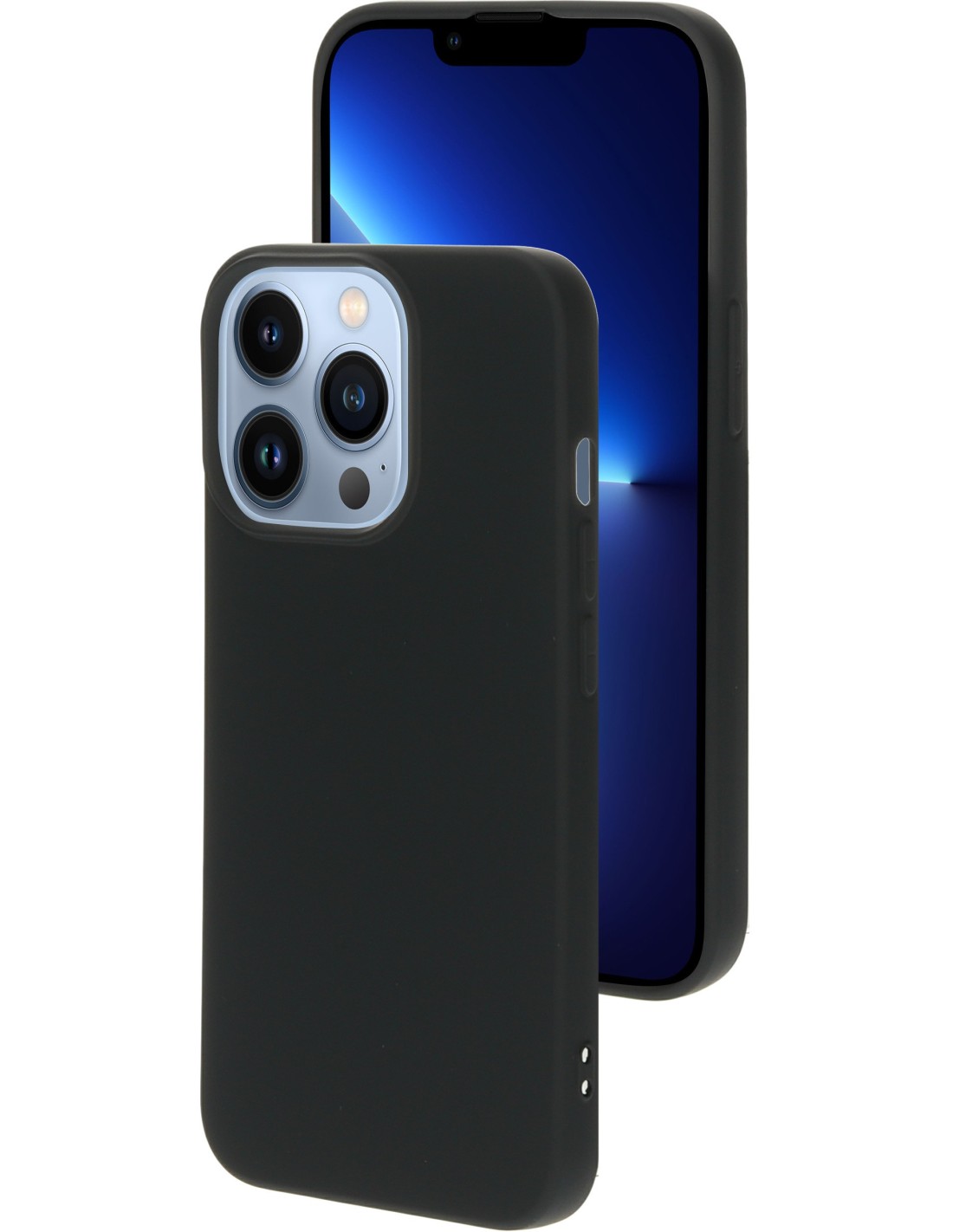 Mobiparts Silicone Cover Apple iPhone 13 Pro Black