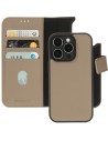 Mobiparts Leather 2 in 1 Wallet Case Apple iPhone 14 Pro Taupe