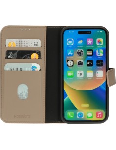 Mobiparts Leather 2 in 1 Wallet Case Apple iPhone 14 Pro Taupe 2
