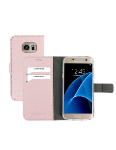 Mobiparts Saffiano Wallet Case Samsung Galaxy S7 Pink