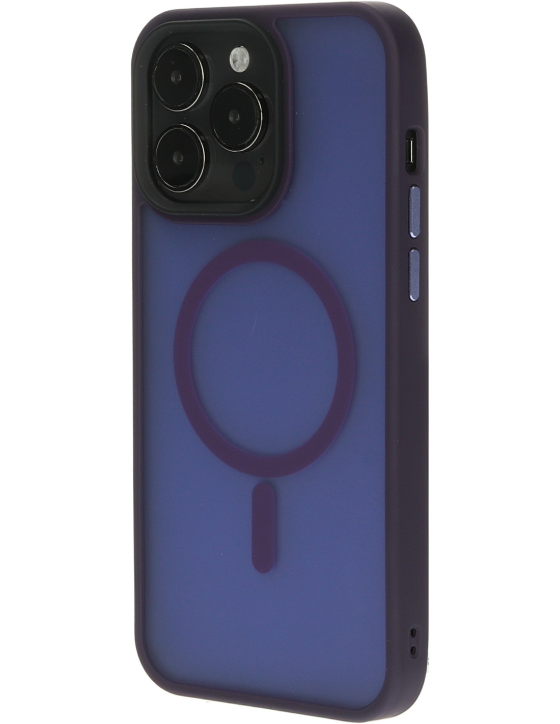 Mobiparts Hardcover Apple iPhone 15 Pro Max Satin Purple (Magsafe Compatible)