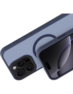 Mobiparts Hardcover Apple iPhone 16 Pro Max Satin Blue (Magsafe Compatible) 2