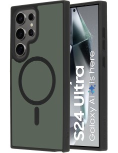 Mobiparts Hardcover Samsung Galaxy S24 Ultra Satin Black (Magsafe Compatible)