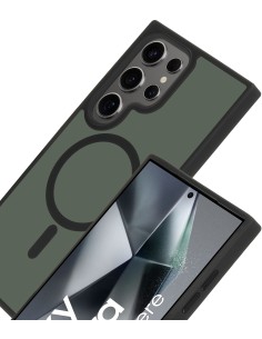 Mobiparts Hardcover Samsung Galaxy S24 Ultra Satin Black (Magsafe Compatible) 2