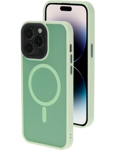 Mobiparts Hardcover Apple iPhone 14 Pro Satin Light Green Ltd Edition (Magsafe Compatible)