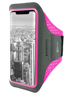 Mobiparts Comfort Fit Sport Armband Apple iPhone X XS Neon Pink