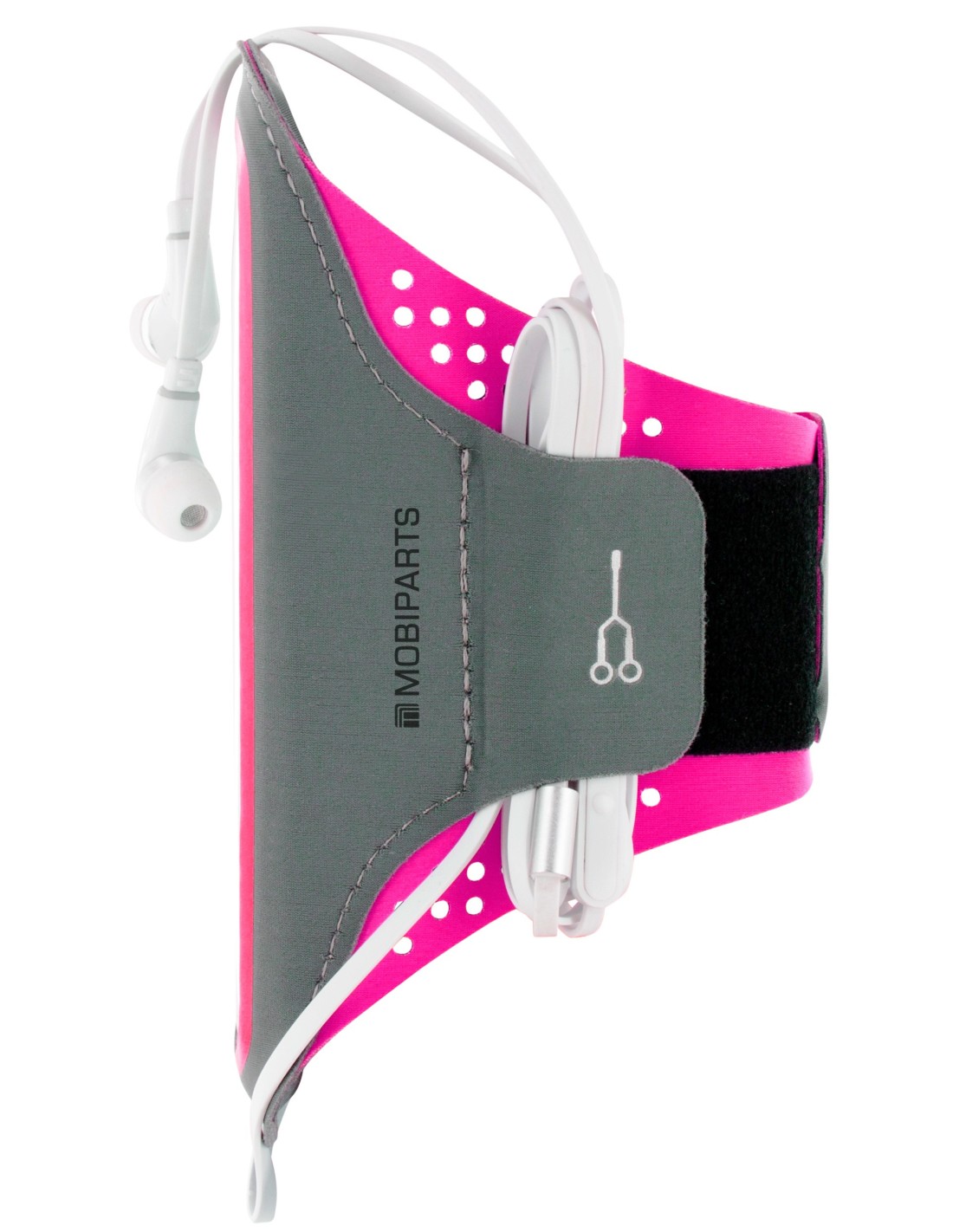 Mobiparts Comfort Fit Sport Armband Apple iPhone X XS Neon Pink