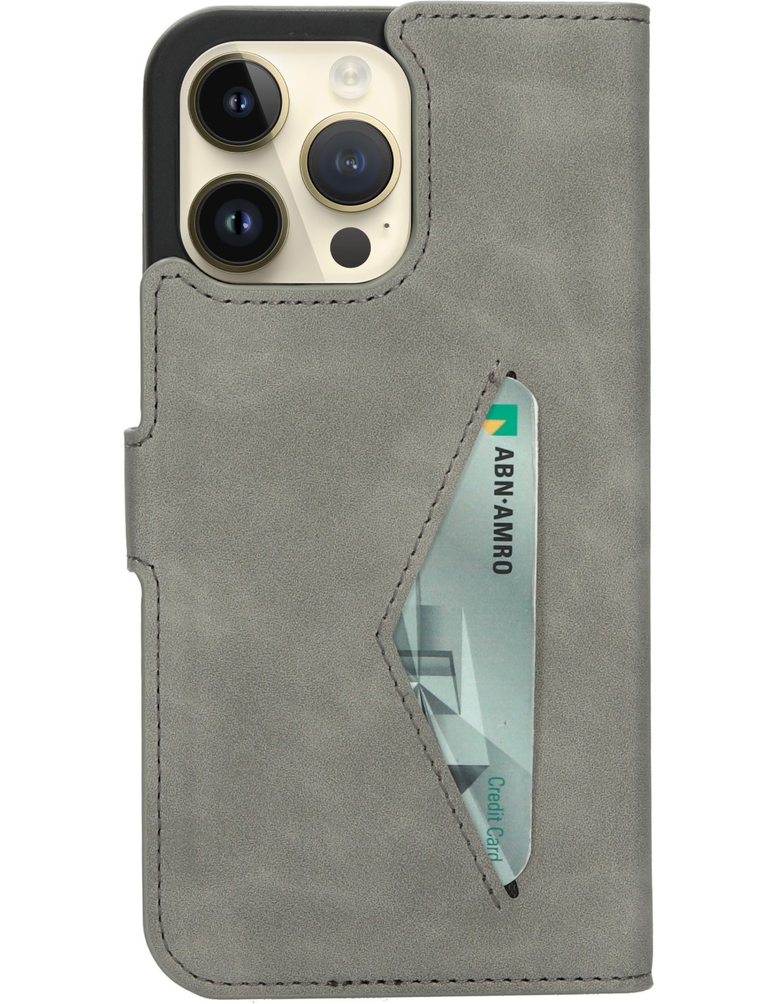 Mobiparts Classic Wallet Case Apple iPhone 14 Pro Max Granite Grey