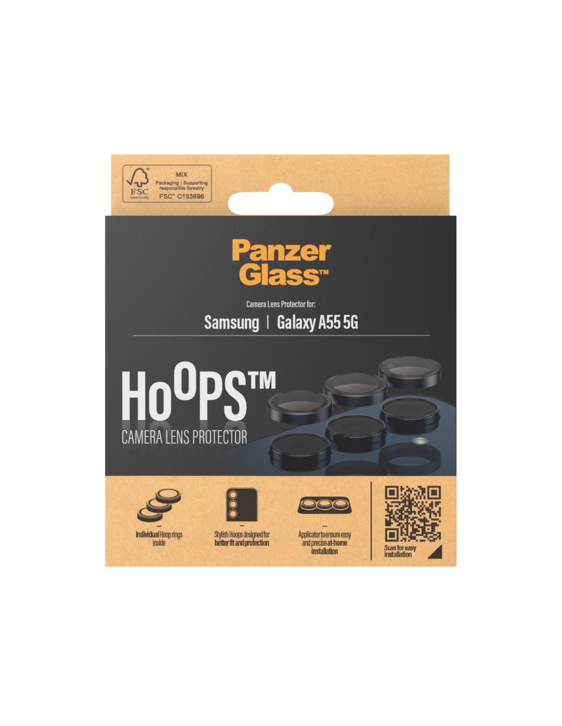 PanzerGlass Hoops Rings Samsung Galaxy A55 5G