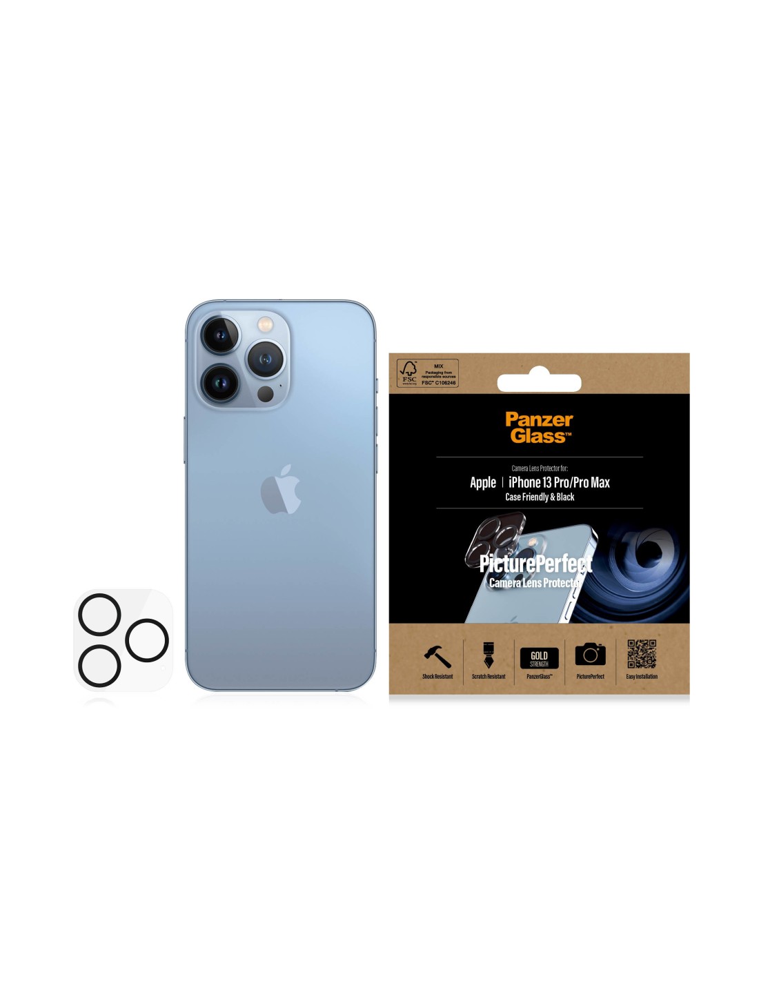 PanzerGlass Picture Perfect Camera Lens Protector iPhone 13 Pro 13 Pro Max
