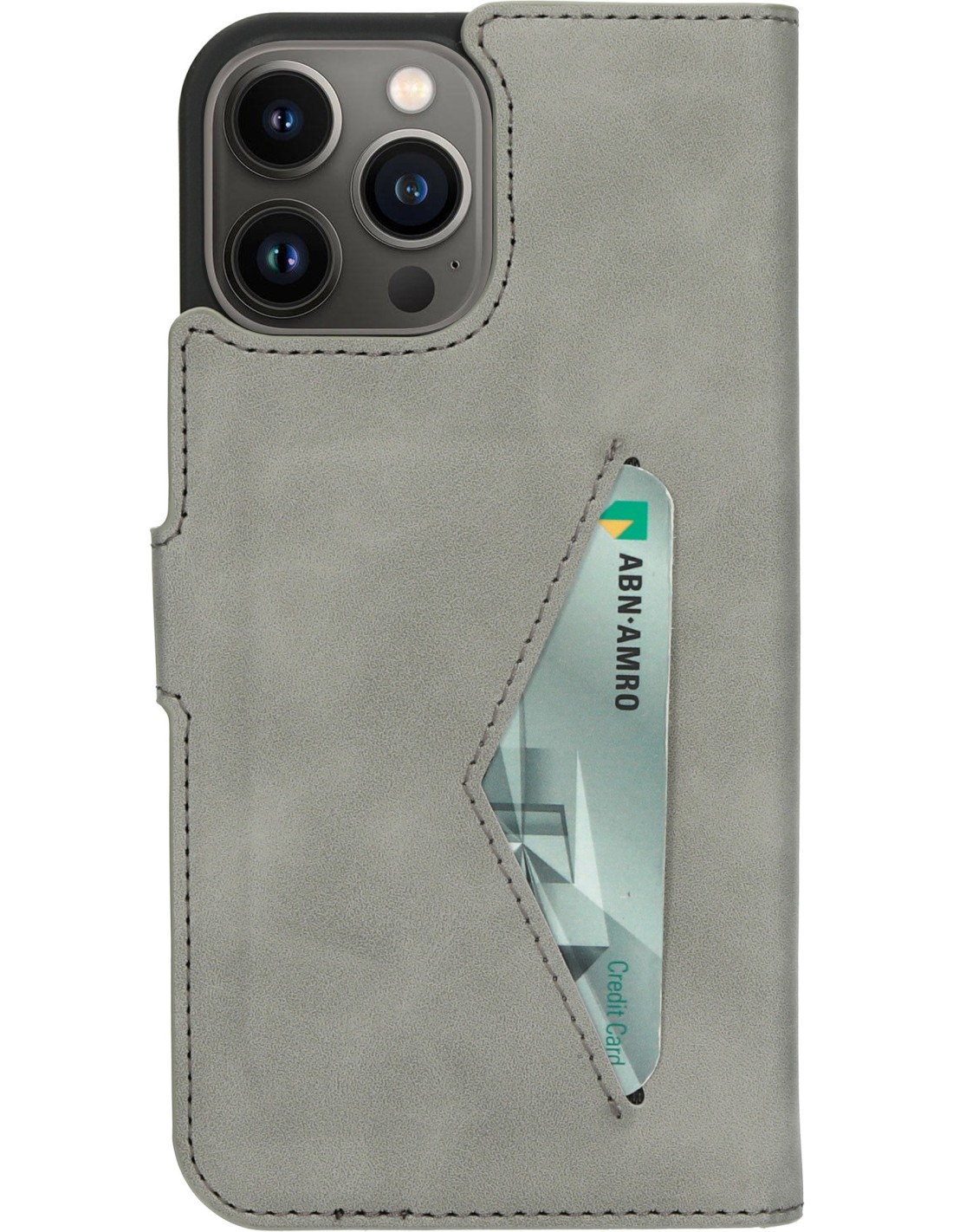Mobiparts Classic Wallet Case Apple iPhone 13 Pro Max Granite Grey
