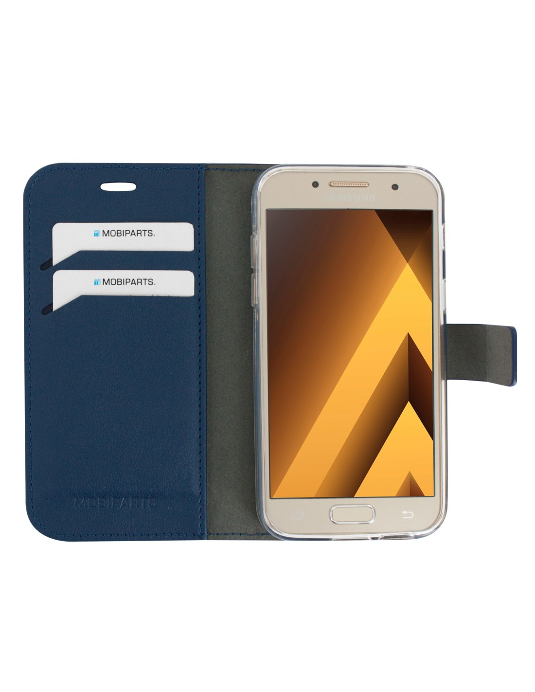Mobiparts Classic Wallet Case Samsung Galaxy A3 (2017) Blue