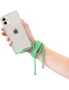 Mobiparts Lanyard Case Apple iPhone 12 Mini Green Cord