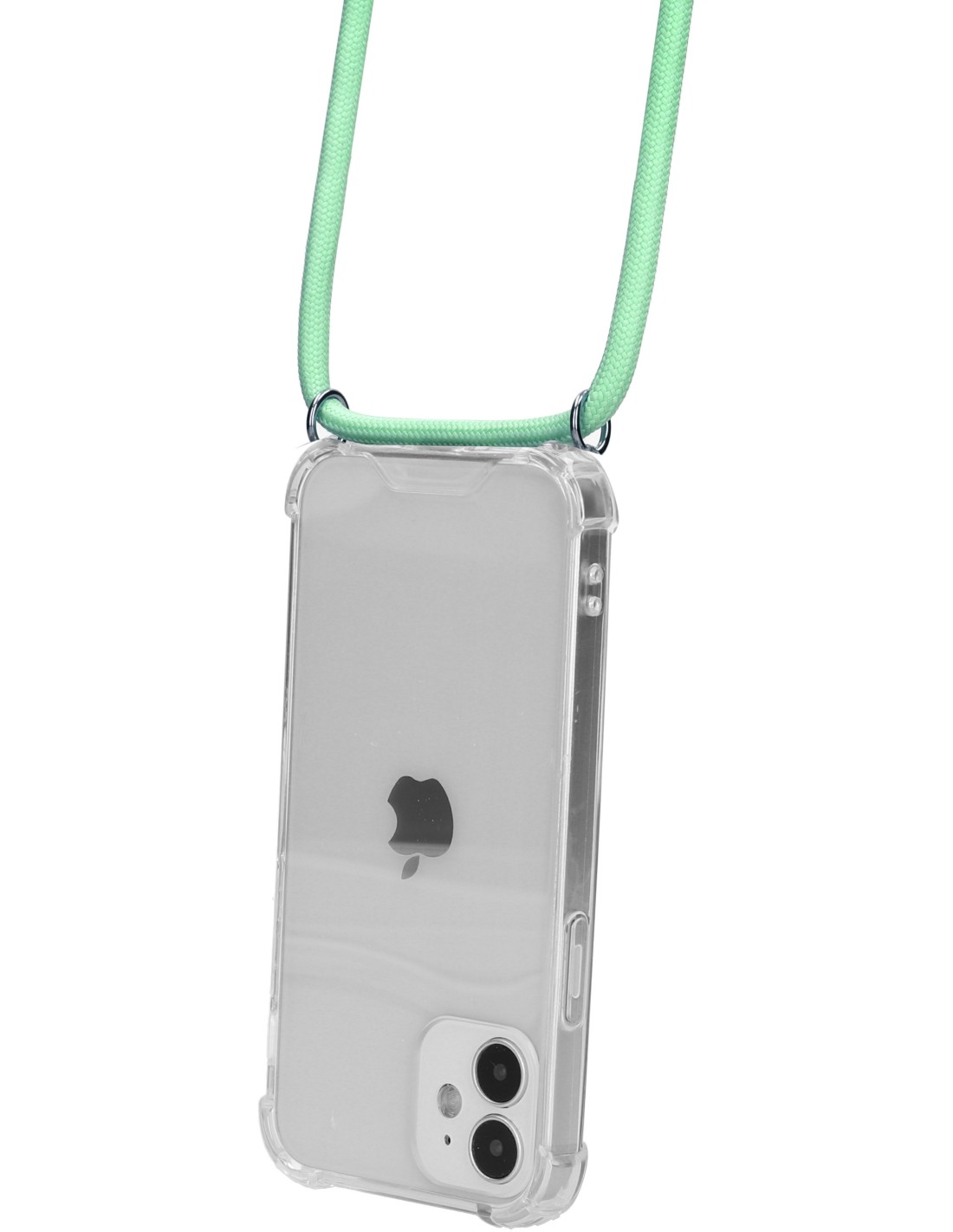 Mobiparts Lanyard Case Apple iPhone 12 Mini Green Cord