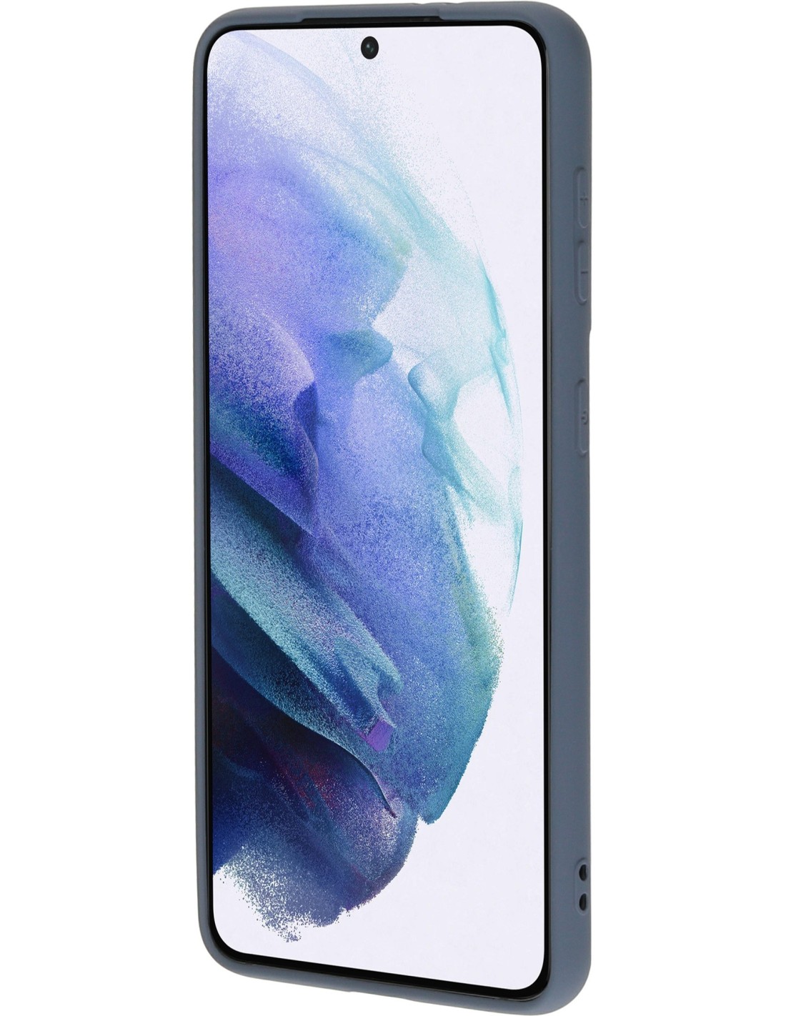 Mobiparts Silicone Cover Samsung Galaxy S21 Royal Grey