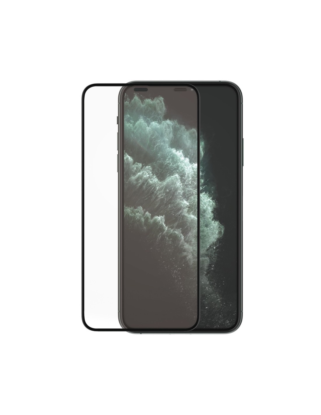 PanzerGlass Apple iPhone XS Max iPhone 11 Pro Max Black Case Friendly Super + Glass