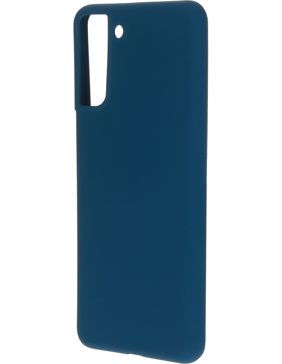 Mobiparts Silicone Cover Samsung Galaxy S21 Plus Blueberry Blue