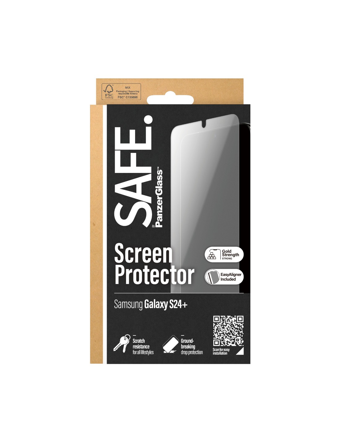 SAFE by Panzerglass Samsung Galaxy S24 Plus - Ultra-Wide-Fit