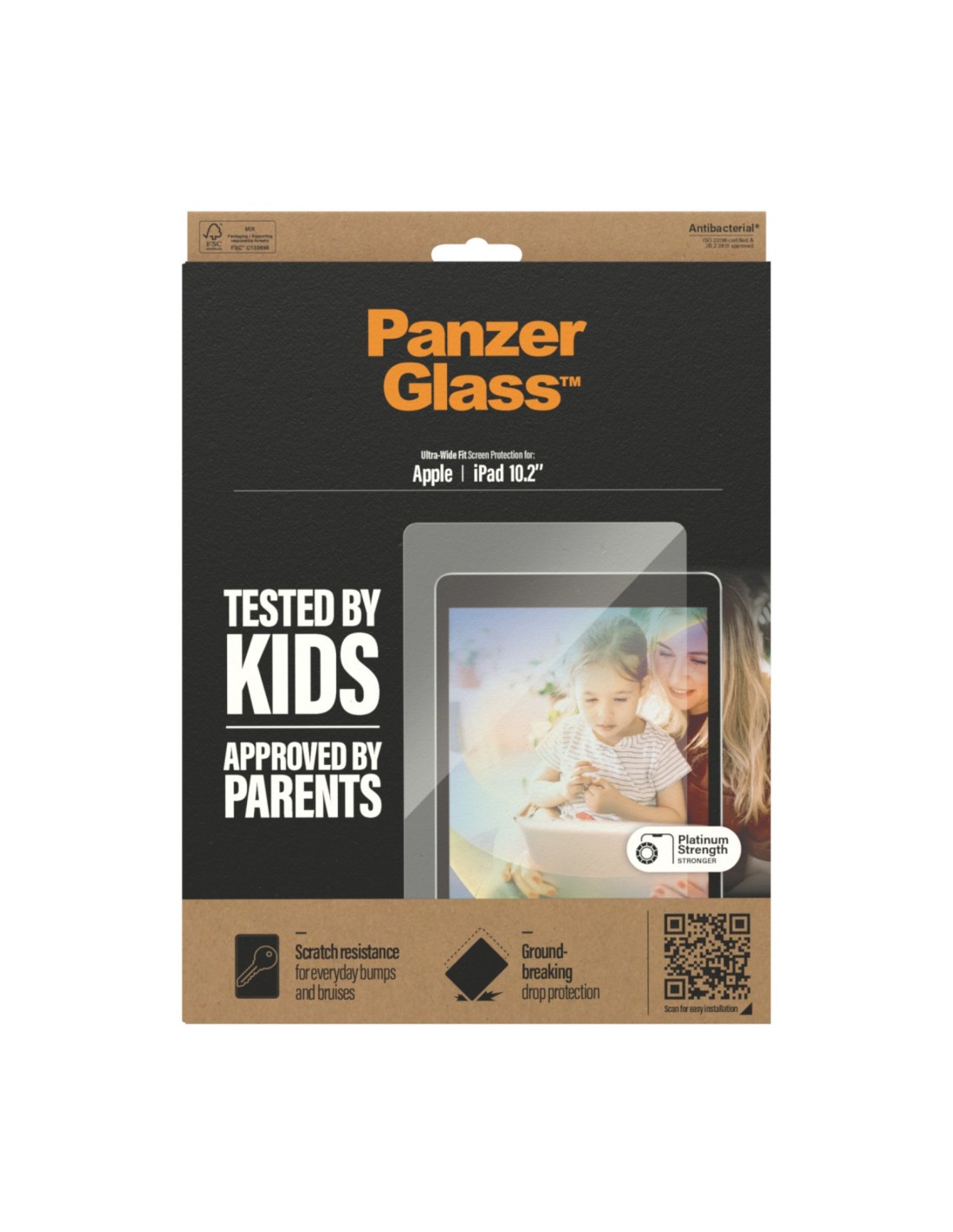 PanzerGlass Apple iPad 10.2 (2019 2020 2021) CF Super+ Glass