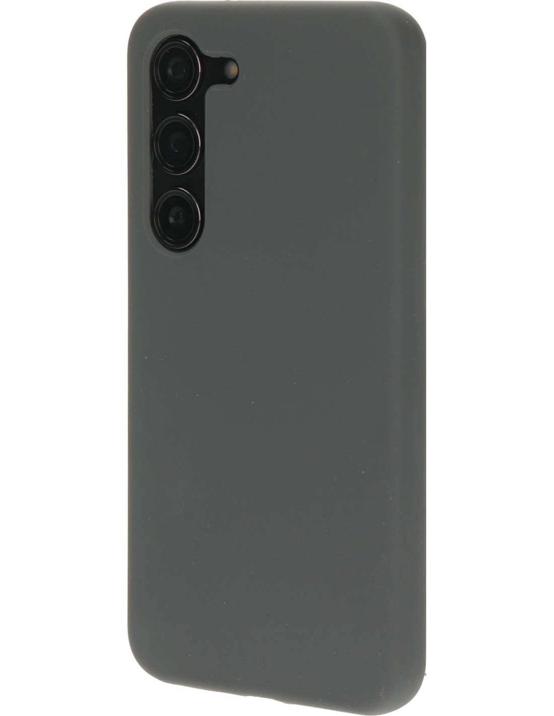 Mobiparts Silicone Cover Samsung Galaxy S23 Urban Grey
