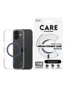 CARE by PanzerGlass Flagship Case Transparent Urban Combat w. Blue MagSafe iPhone 16