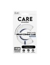 CARE by PanzerGlass Flagship Case Transparent Urban Combat w. Blue MagSafe iPhone 16