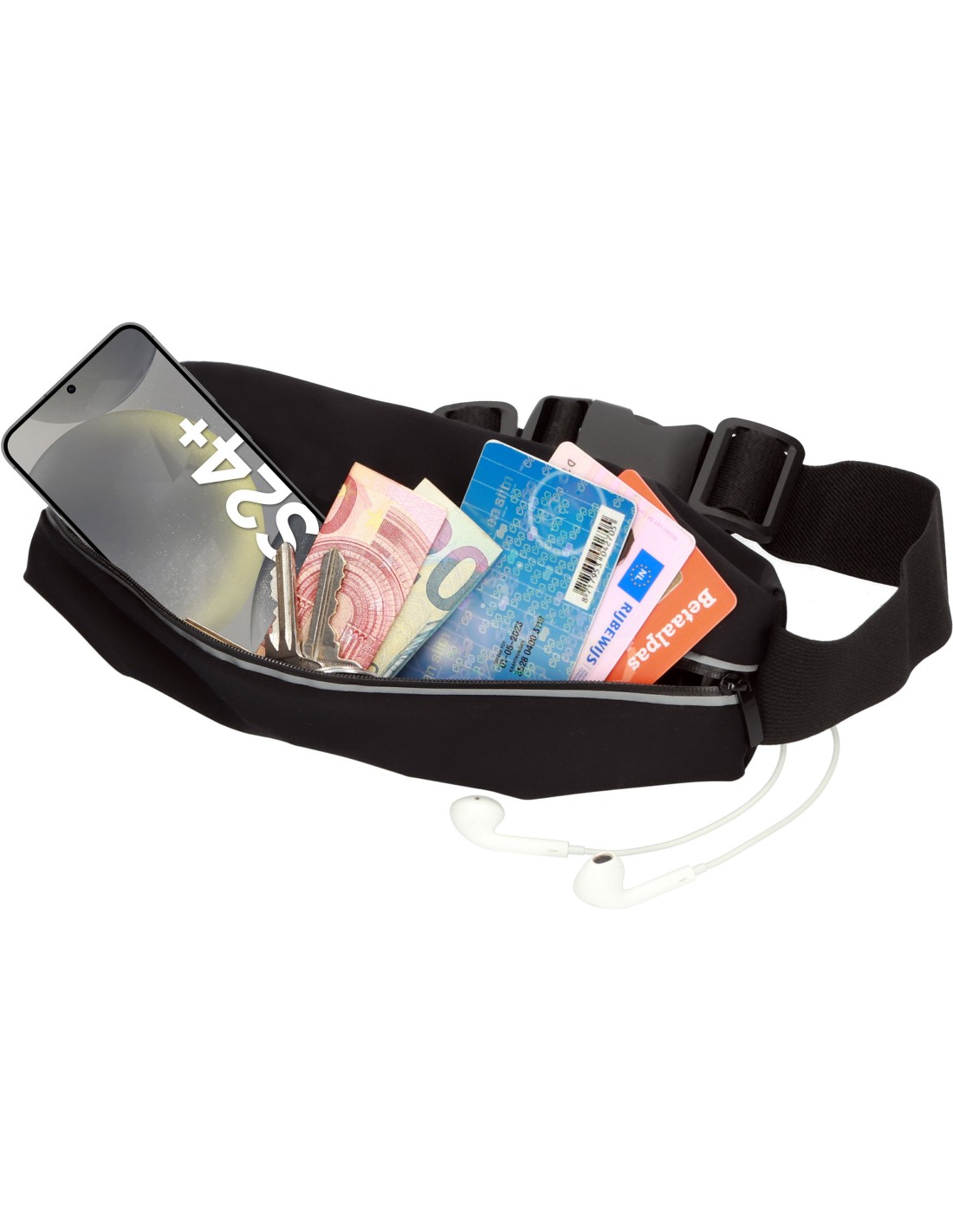Mobiparts Comfort Fit Sport Belt Samsung Galaxy S24 Plus Black