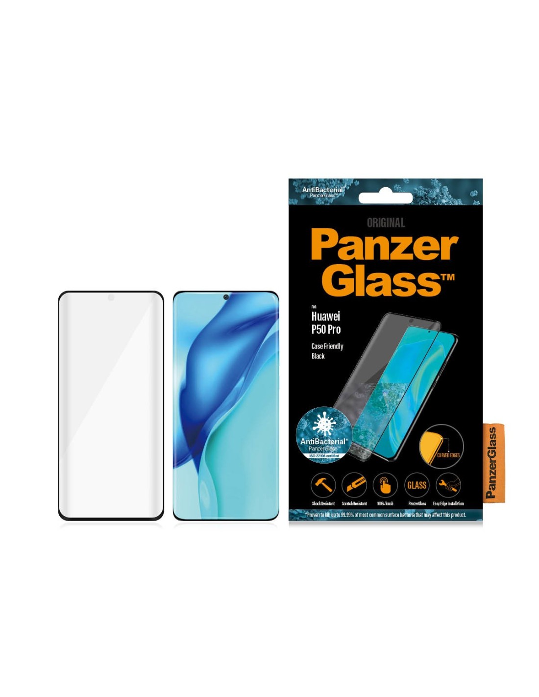 PanzerGlass Huawei P50 Pro Black CF Super+ Glass AB
