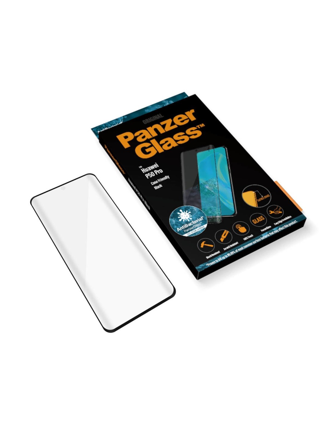 PanzerGlass Huawei P50 Pro Black CF Super+ Glass AB