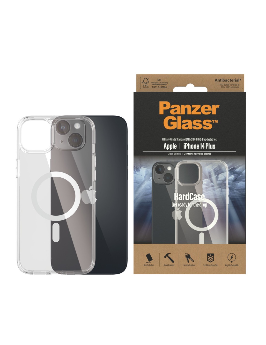 PanzerGlass Apple iPhone 14 Plus MagSafe HardCase Clear