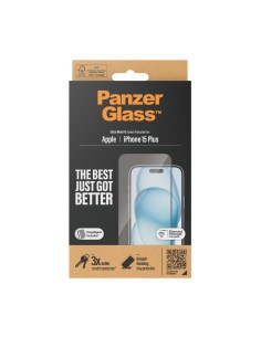 Panzerglass Apple iPhone 15 Plus - Ultra-Wide Fit with EasyAligner 2