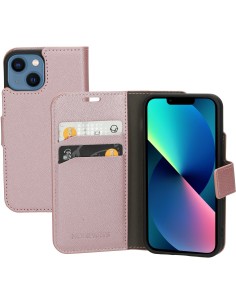 Mobiparts Saffiano Wallet Case Apple iPhone 13 Mini Pink
