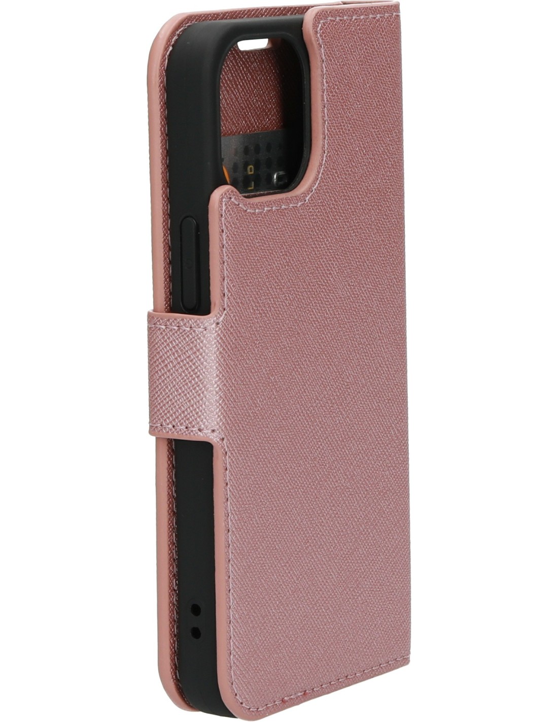 Mobiparts Saffiano Wallet Case Apple iPhone 13 Mini Pink