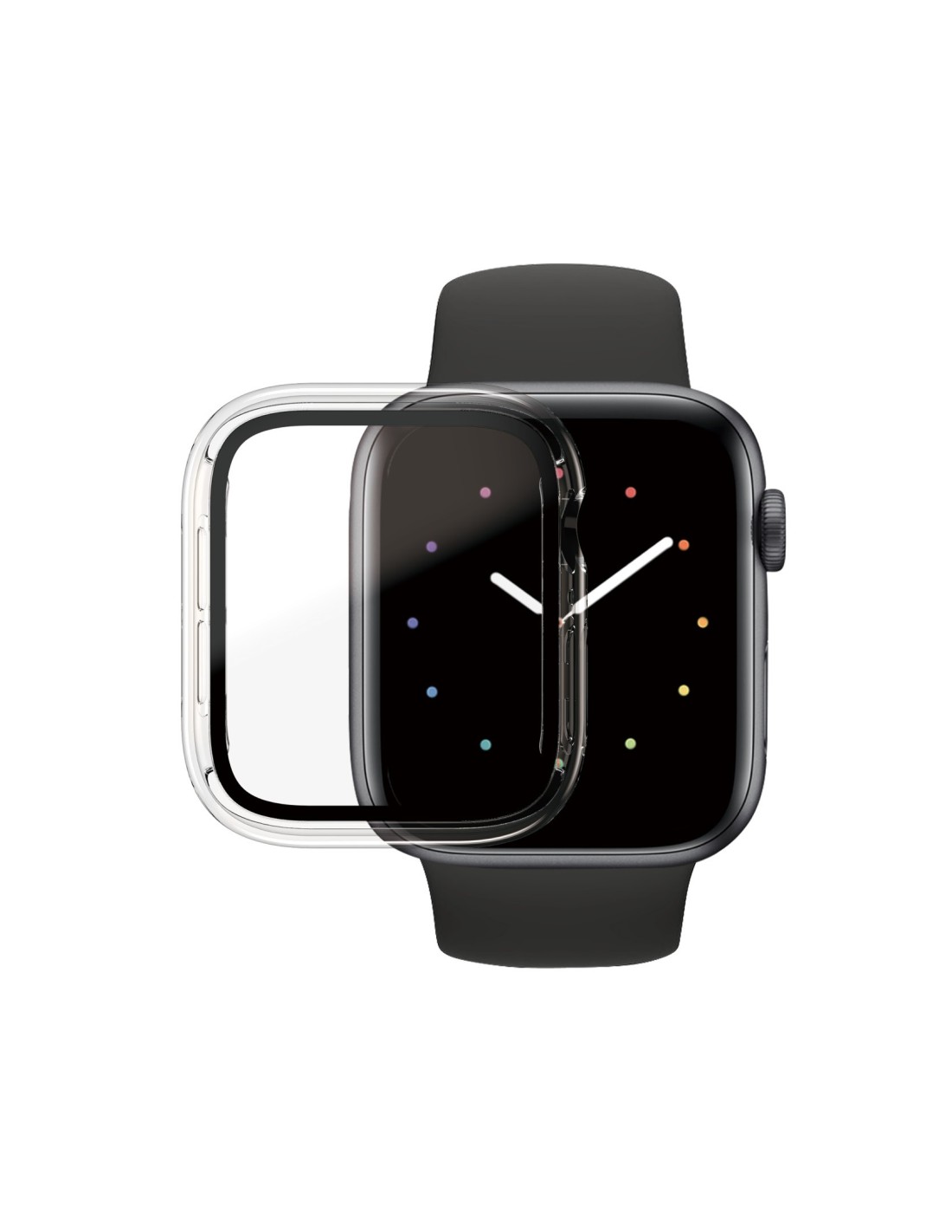 PanzerGlass Full Body Apple Watch 4 5 6 SE (44 mm) - Clear Anti-Bacterial