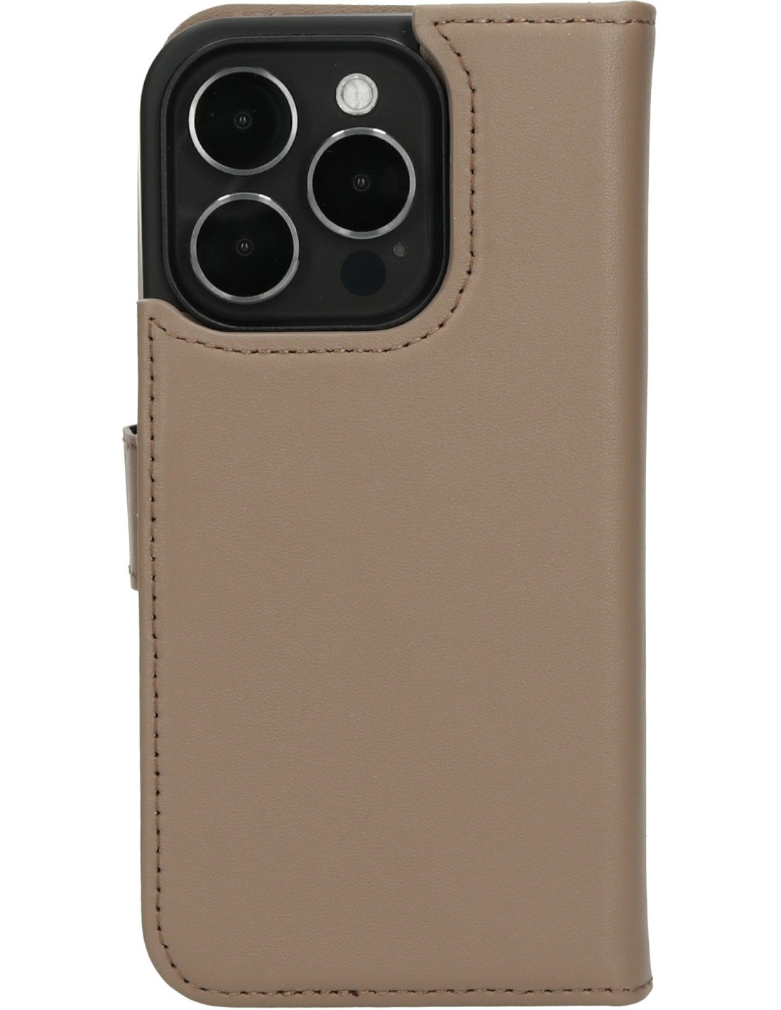 Mobiparts Leather 2 in 1 Wallet Case Apple iPhone 15 Pro Taupe
