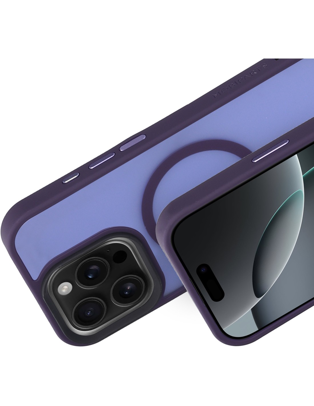Mobiparts Hardcover Apple iPhone 16 Pro Satin Purple (Magsafe Compatible)