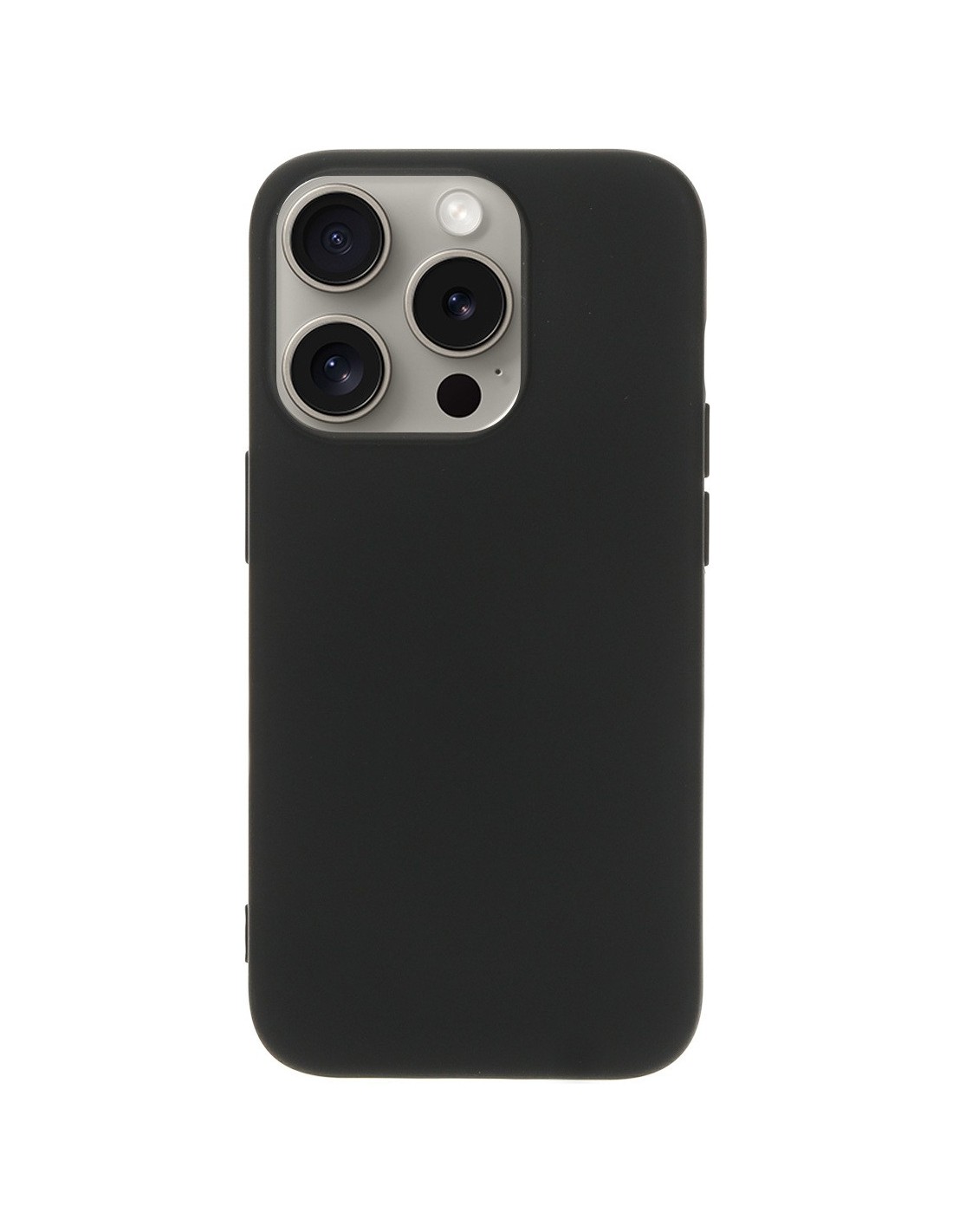 Mobiparts Silicone Cover Apple iPhone 15 Pro Black