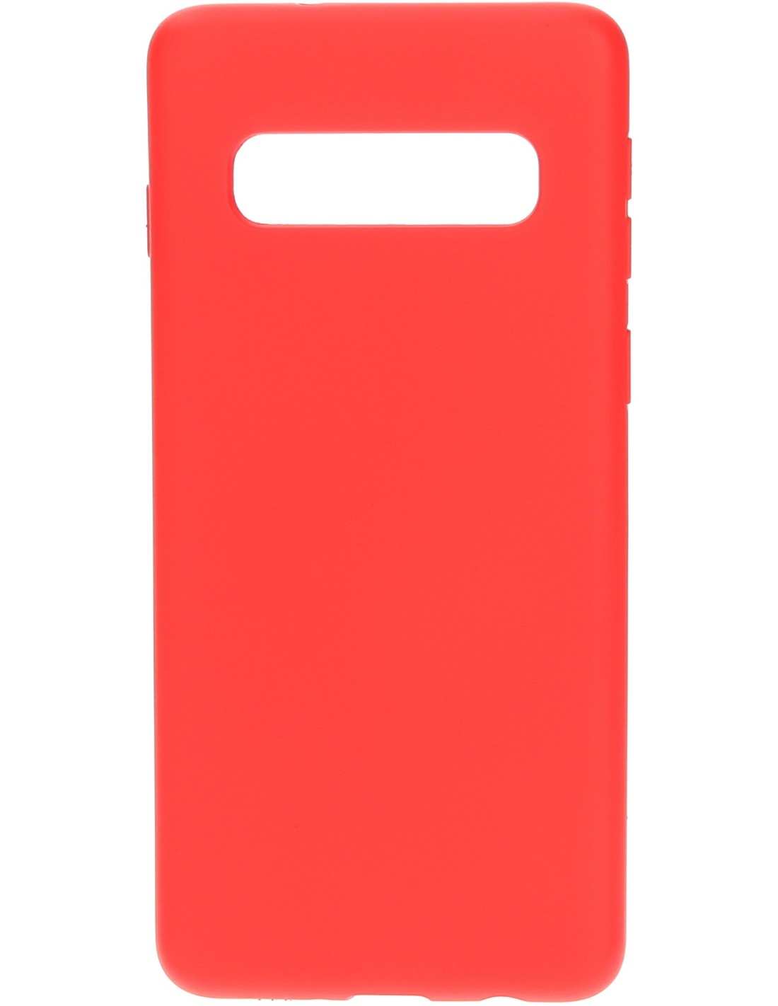 Mobiparts Silicone Cover Samsung Galaxy S10 Scarlet Red
