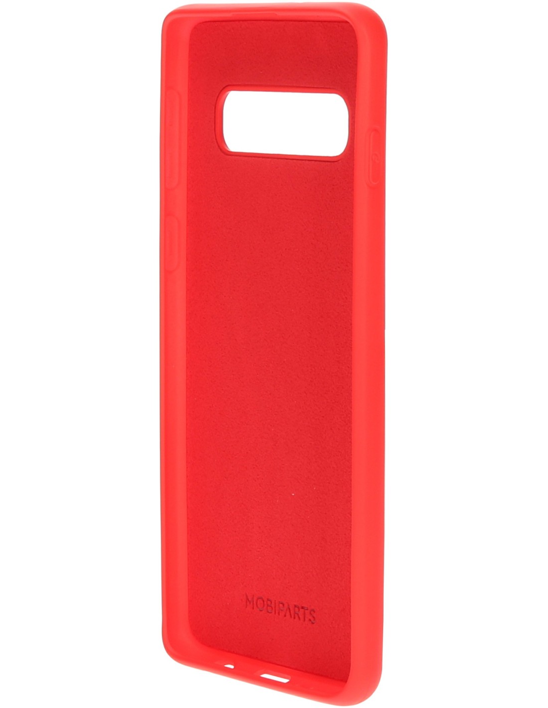 Mobiparts Silicone Cover Samsung Galaxy S10 Scarlet Red