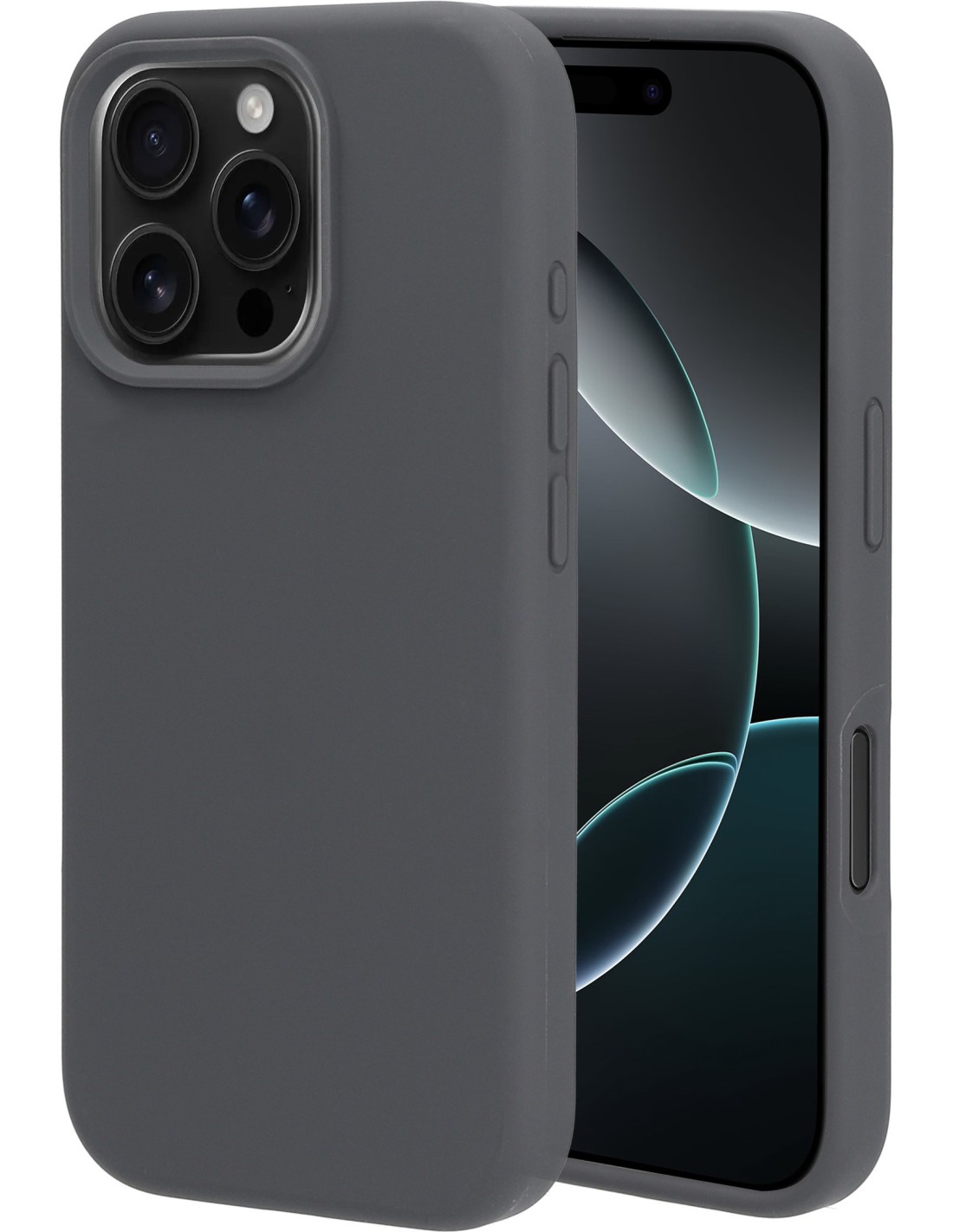 Mobiparts Silicone Cover Apple iPhone 16 Pro Urban Grey