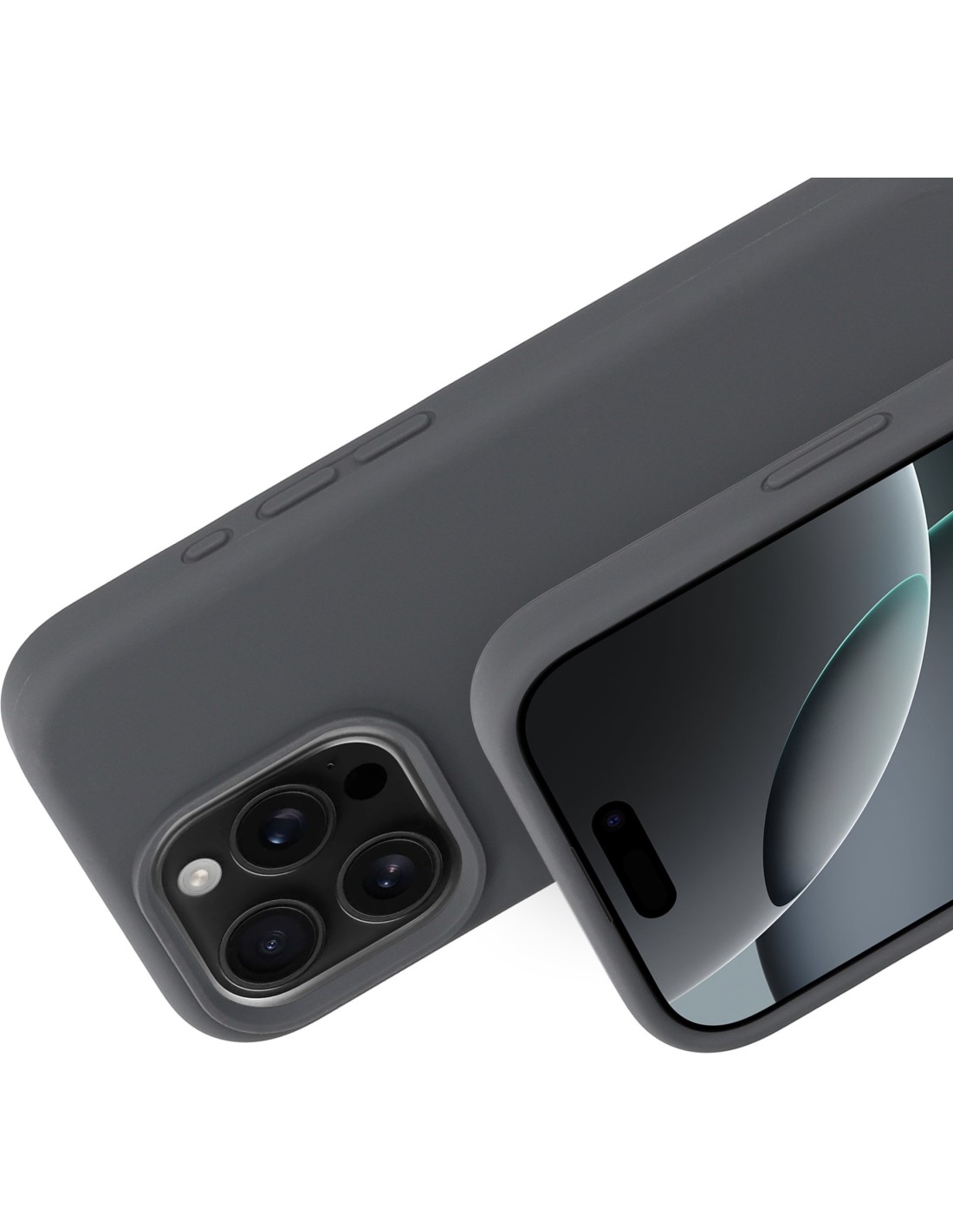 Mobiparts Silicone Cover Apple iPhone 16 Pro Urban Grey