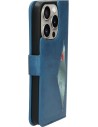 Mobiparts Classic Wallet Case Apple iPhone 15 Pro Steel Blue